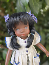 Götz Puppe Sylvia Natterer Deborah dunkel 38 cm 1998 Künstlerpuppe Sammler Doll