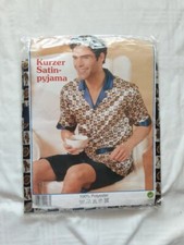 Giani Feroti Satin Pyjama Schlafanzug Gr. L NEU