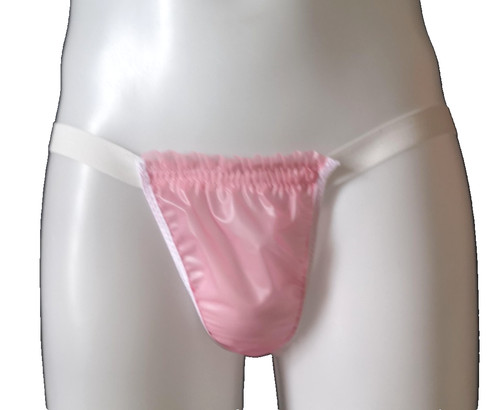 Pvc slip pants jock - pvc,