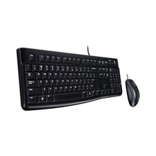 Logitech Desktop Set MK120 USB US Layout schwarz (B-Ware)