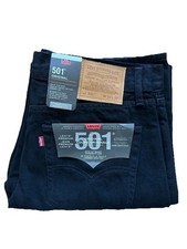 Levi's® 501 Original Fit Herren Jeans Schwarz Straight Leg Denim