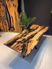 Epoxid Olivenholz Esstisch |