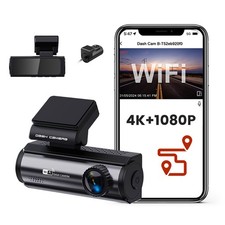 4K FHD Dashcam GPS Auto WiFi