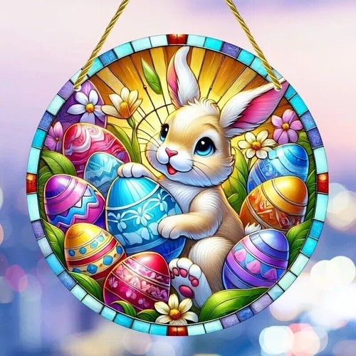 Sonnenfänger osterhase mit - osterhase,