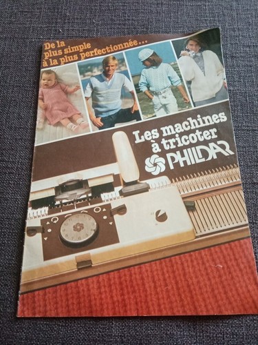 1980 prospekt strickmaschine - 1980,