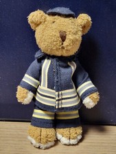 hübscher FEUERWEHR - Bär -  Teddy - Plüschbär als Schlüsselanhänger