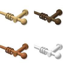 Holz Gardinenstangen 20 mm Ø