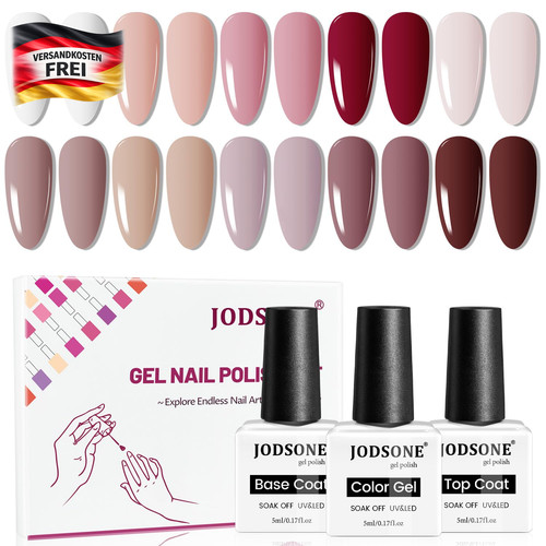 Gel nagellack set - 10, farben