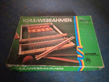 Webrahmen / Schulwebrahmen,  Holz,  80er Jahre (Schmidt)