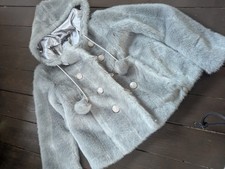 Winterfelljacke Hallhuber Gr. 38  Grau