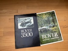 Rover 3500 3500s broschüre - rover,