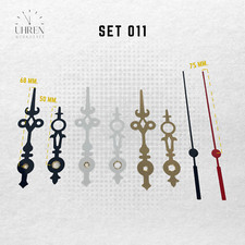 Zeigersatz 68mm schwarz weiß