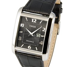 Elegante MARQUIS Funkuhr Edelstahl Armbanduhr Deutsche Funktechnologie 964.4715
