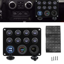 8 Gang Schalttafel LED