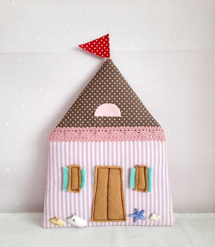 Strandhaus blau tilda - tilda,, dekor