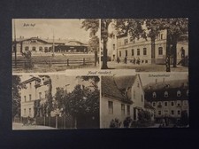 AK Neudietendorf Bahnhof,Post,Schwesternhaus,Mädchenpensionat 1918 Feldp. (B553)
