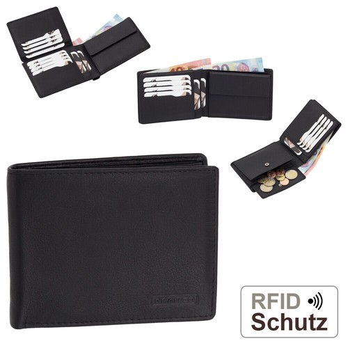 Rfid leder herren geldbörse - leder,