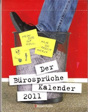 Der Bürosprüche Kalender 2011 – witzig, lustig, frech, Comic - rar