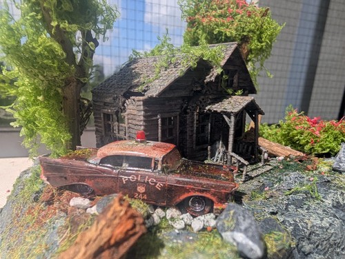 Diorama lost place - diorama,
