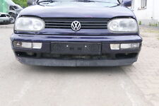 VW Golf 3 auch Cabrio Stoßstange vorne Stoßfänger vorn blau LC5L lackiert
