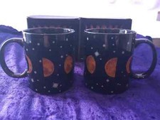 2 x Mondphasen Keramiktasse