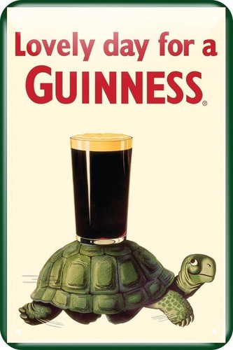 Vintage guinness blechschild - vintage,