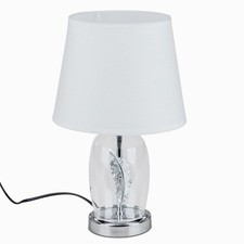 Tischlampe Feder mit rundem