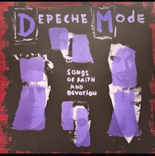 Depeche Mode - Songs Of Faith And Devotion Vinyl LP STUMM 106 EX/EX (2007)