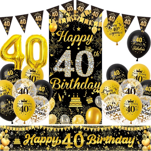 Deko geburtstag mann - 40, frau