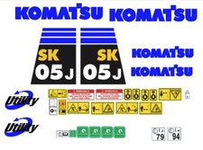 Komatsu sk 05 j Aufkleber