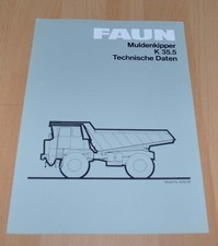 1983 Faun Muldenkipper K 35.5