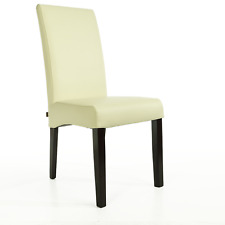 SIX Echtleder Esszimmerstuhl