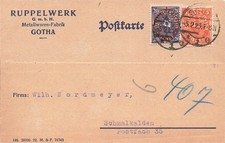 110650) DR Blg mit Perfin /