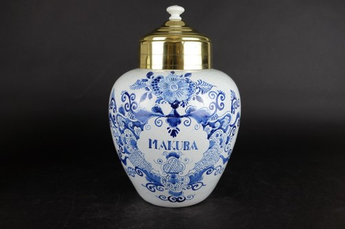 Makuba tabakdose delft - tabakdose, vintage