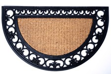 Fußmatte Gummi Kokos Relief