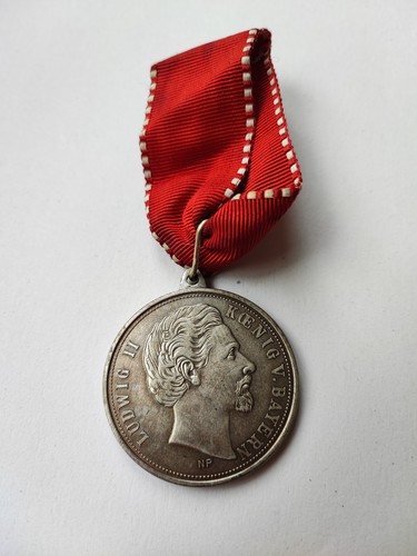 Gedenkmedaille könig ludwig - gedenkmedaille,