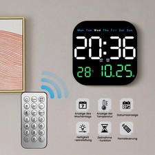 Große Digitaluhr Wanduhr mit