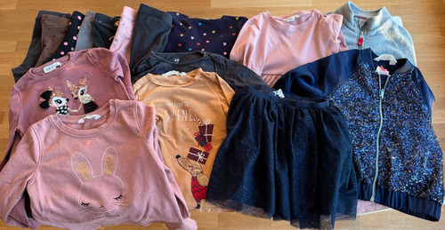 Paket kleidung mädchen - h&m,