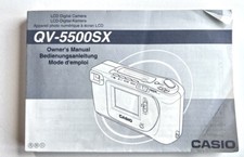 CASIO QV-5500 SX Bedienungsanleitung / deutsch und weitere Sprachen
