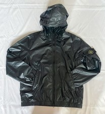 Stone Island Membrana 3L TC Jacke – Dunkelgrün (Khaki) – Größe L – Neu