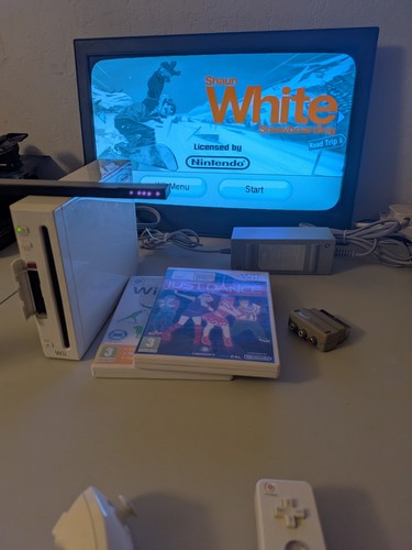 Wii konsole mit just dance - wii,