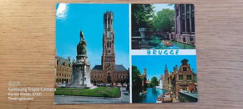 Postkarte brügge belgien - postkarte, bz