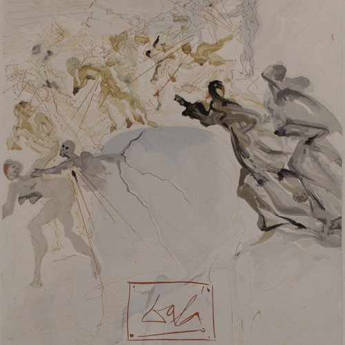 Salvador dali granolithografie - dali,