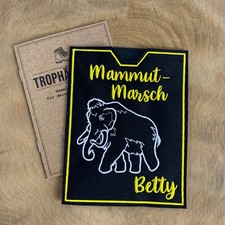 mit Namen personalisierte Mammutmarsch-Hülle | aus wasserabweis. Outdoorstoff