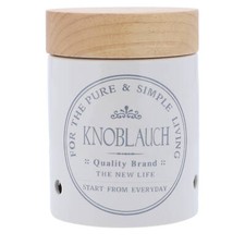 Knoblauchtopf keramik weiß - knoblauchtopf,