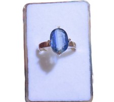 Kyanit facettiert Ring 925