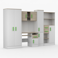 Wohnwand Anbauwand Sideboard
