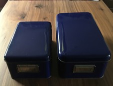 Blechdose Blau 2 Stück 