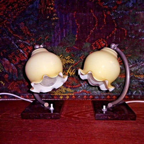 Uralt nachtischlampen lampe - 2,