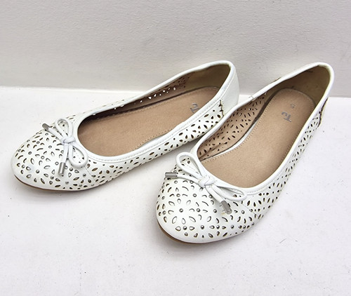 Damen ballerinas weiß - tu,